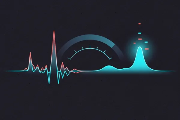 ATS score gauge with optimization pulse